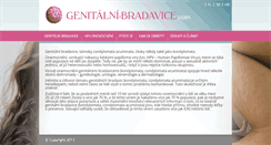 Desktop Screenshot of genitalni-bradavice.com
